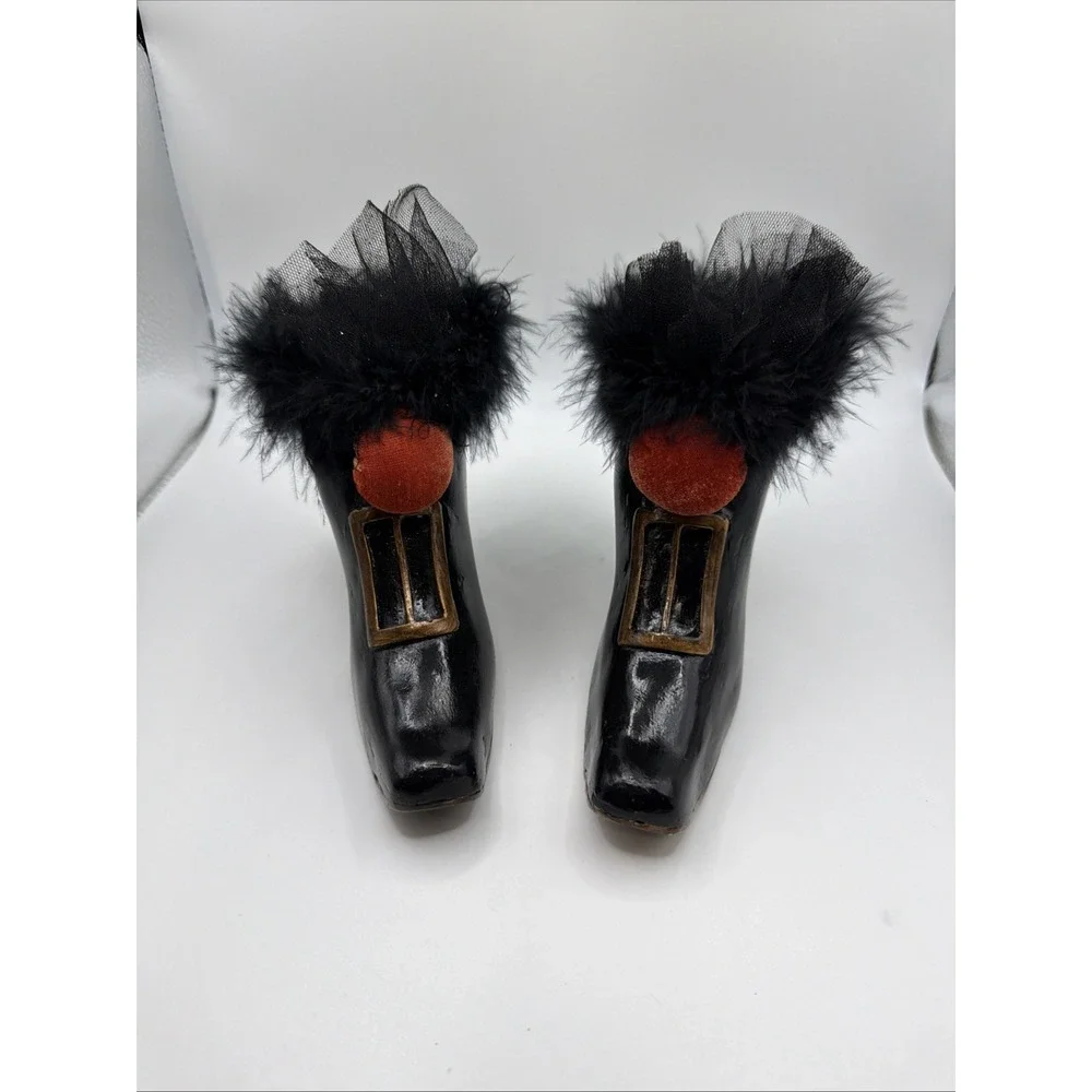 Collectible Decorative Witch's Shoes. Halloween Shoes.‎ 6''
